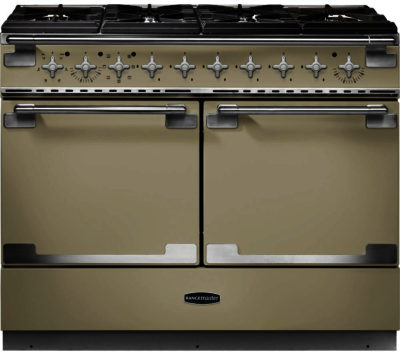 RANGEMASTER  Elise SE 110 Dual Fuel Range Cooker - Cream & Chrome